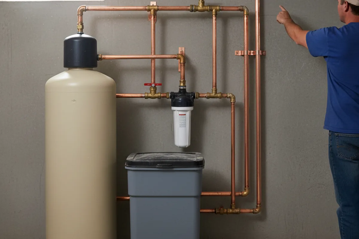 Whole-house water treatment system installed in Telford